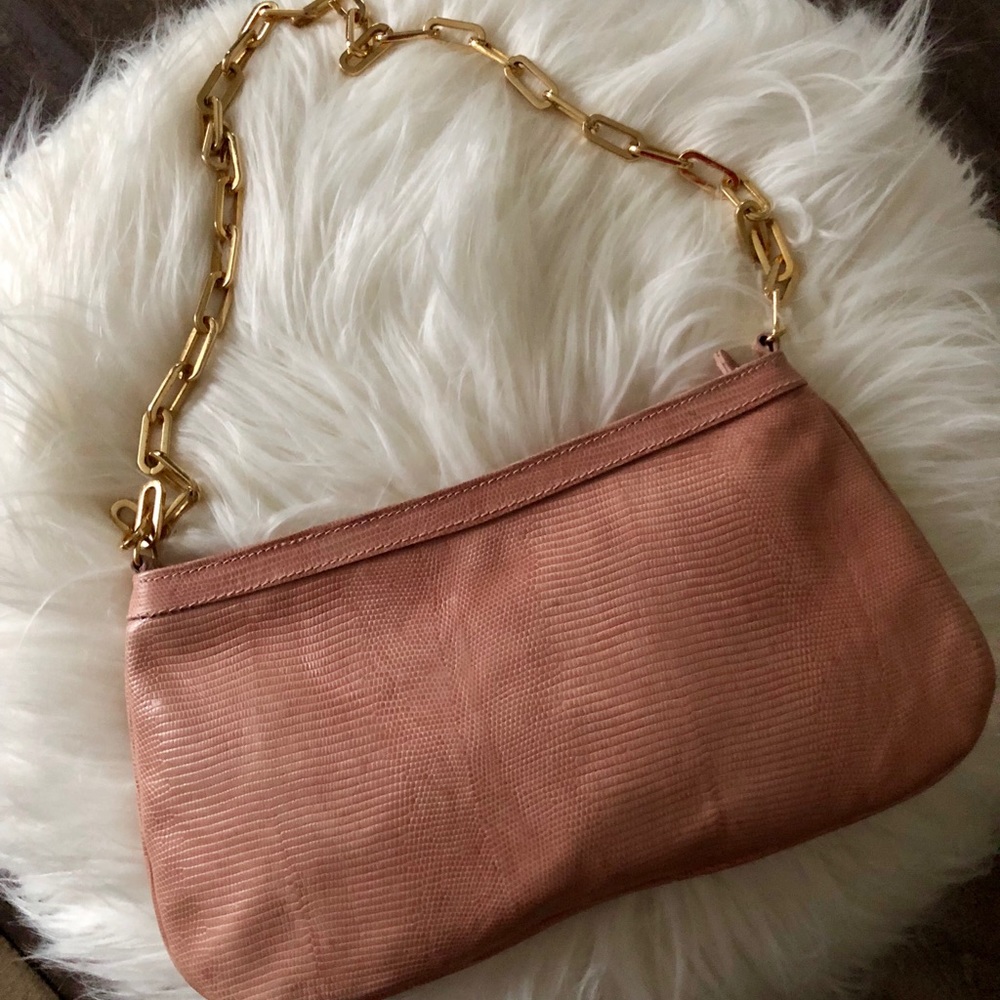 Saks Fifth Avenue Leather Clutch